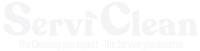 serviclean logo blanco