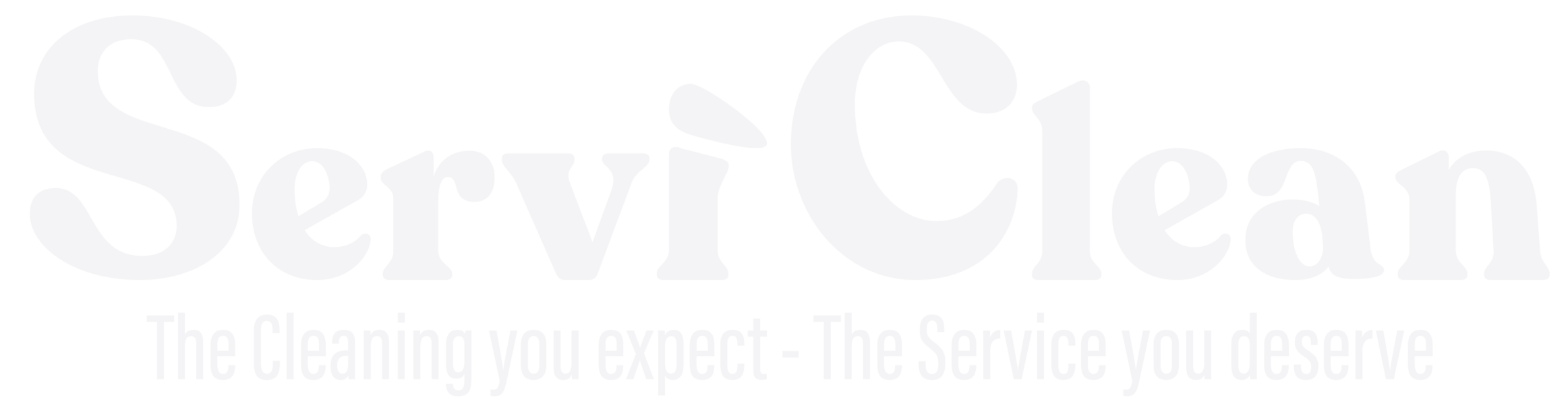 serviclean logo blanco